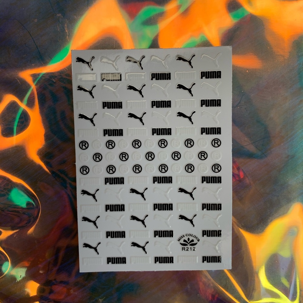 Puma Nail Decals